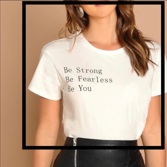💄💪🏼New Be Brave Women’s t shirt - Picture 2 of 2